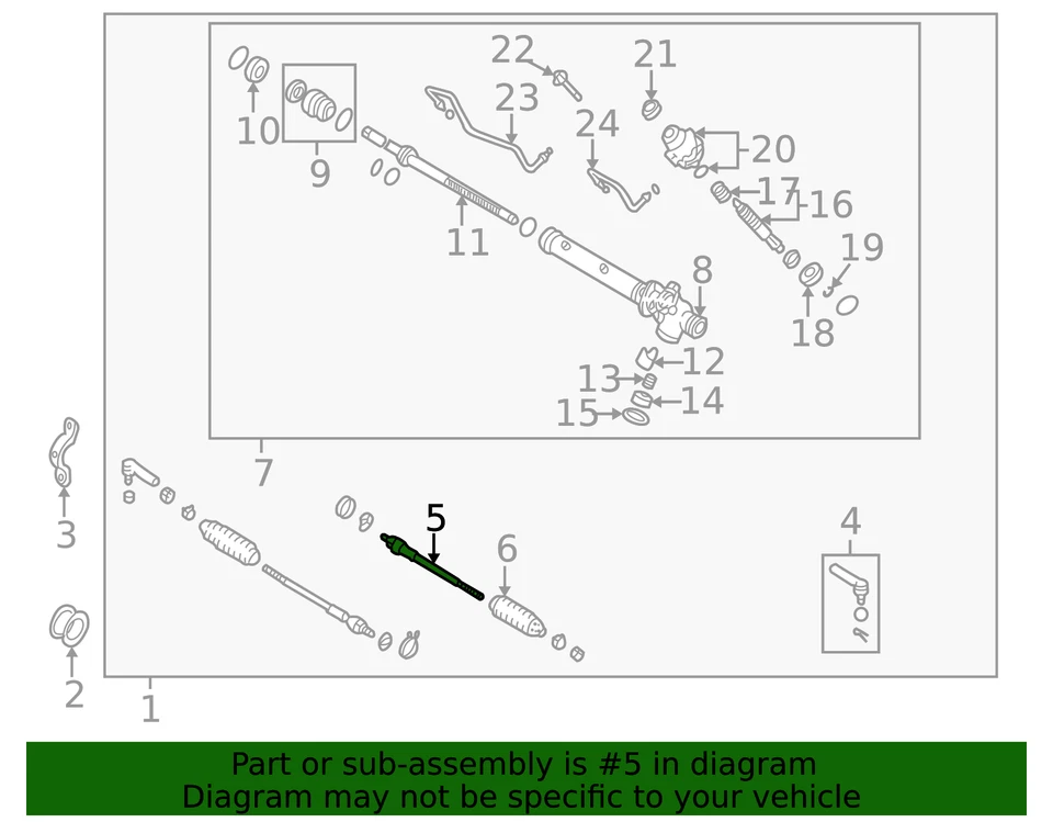Barra de amarre interior genuina Nissan 48521-0W025 Foto 2 de 2