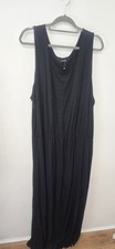 Yours Women's Black Jersey Maxi Dress Plus Size UK 26/28
