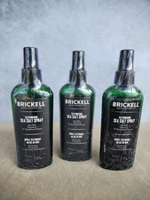 Men's Texturizing Hair care Sea Salt Spray Natural Organic 6 Oz. Lot Of 3