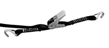 STAINLESS RATCHET ASSEMBLY TIE DOWN W/J HOOKS, BLACK 1.5"X14"X8', 304SS