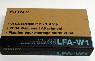 Vintage FACTORY SEALED  Sony LFA-W1 VESA Wallmount Attachment