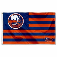 NY Islanders Patriotic Americana Logo Flag