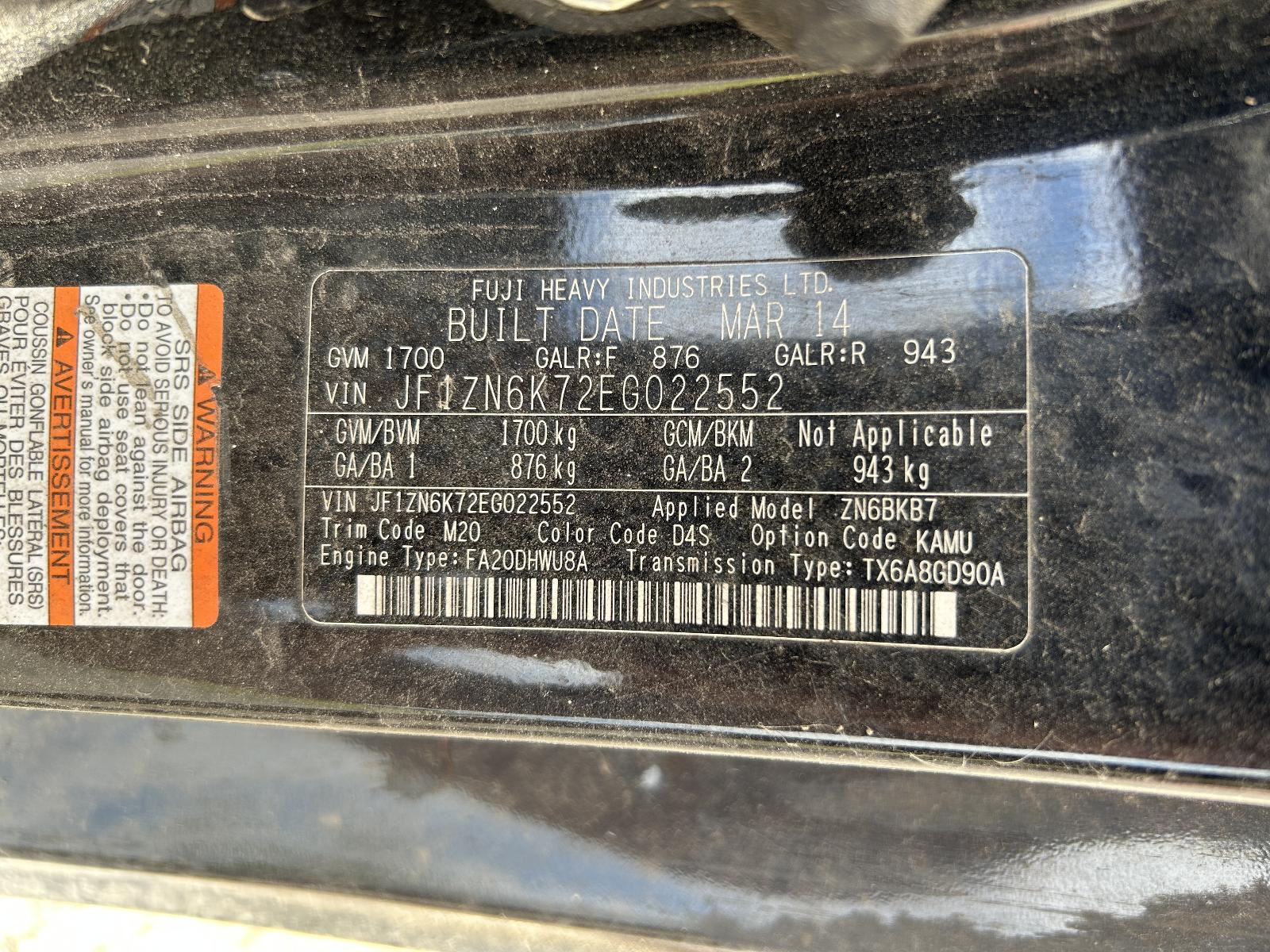 Toyota 86 Clockspring ZN6 04/2012-09/2021 - thumbnail 6