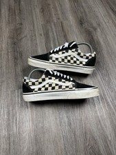 Size 7M - 2017 Vans Old Skool 'Black Checkerboard'