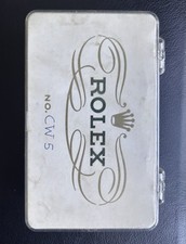 USED 1950s VINTAGE ROLEX SERVICE PARTS BOX BIG LOGO GMT SUB 6542 6538 6610 6536
