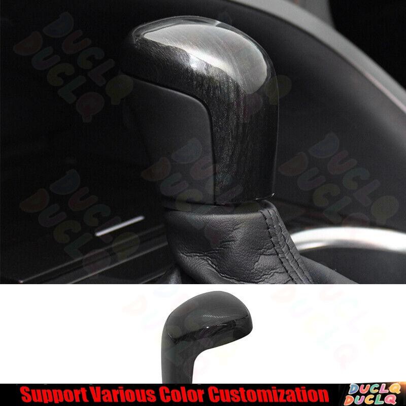 Middle Console Gear Shift Knob Cover Trim For Toyota Camry 2018-2023 Black Wood