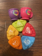 Leapfrog Musical Rainbow Tea Party Replacement Colorful Cake Slices/Teacups