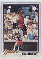 1978 Topps Thurman Munson #60 0z0n