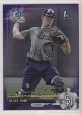2017 Bowman Draft Chrome Purple Refractor 24/250 Blake Hunt #BDC-145 sh7