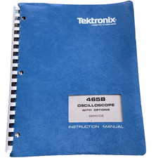 Tektronix 465B Oscilloscope Service Options Manual 070-2757-00 Original Vintage