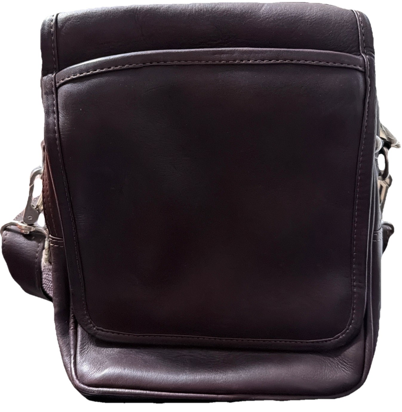 Piel Leather Traveler's Carry-All Bag color: Chocolate 10" x