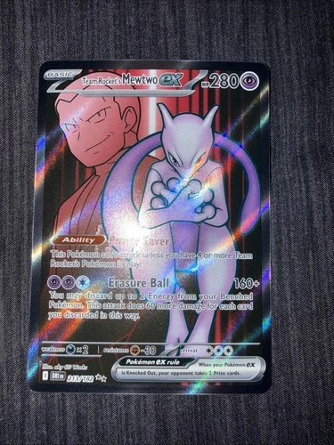 Team Rockets Mewtwo EX 213/182