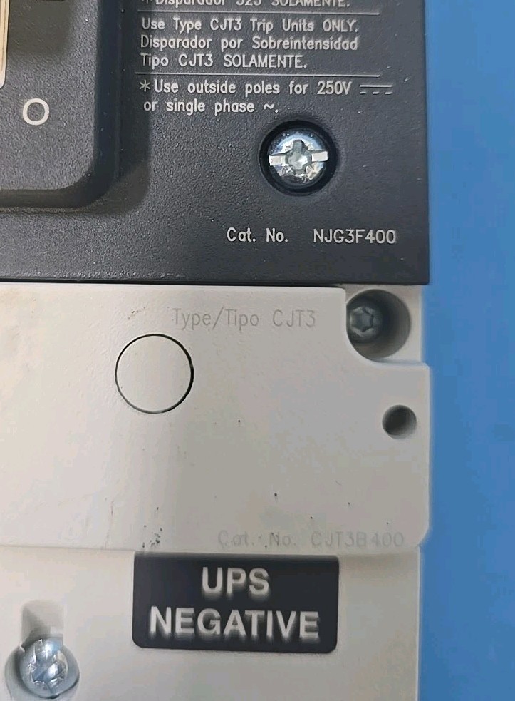 Siemens Circuit Breaker 400 Amp NJGA- NJG3F400 for sale
