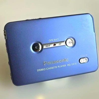 Panasonic RQ SX15 Portable Cassette Walkman Timepiece Vintage