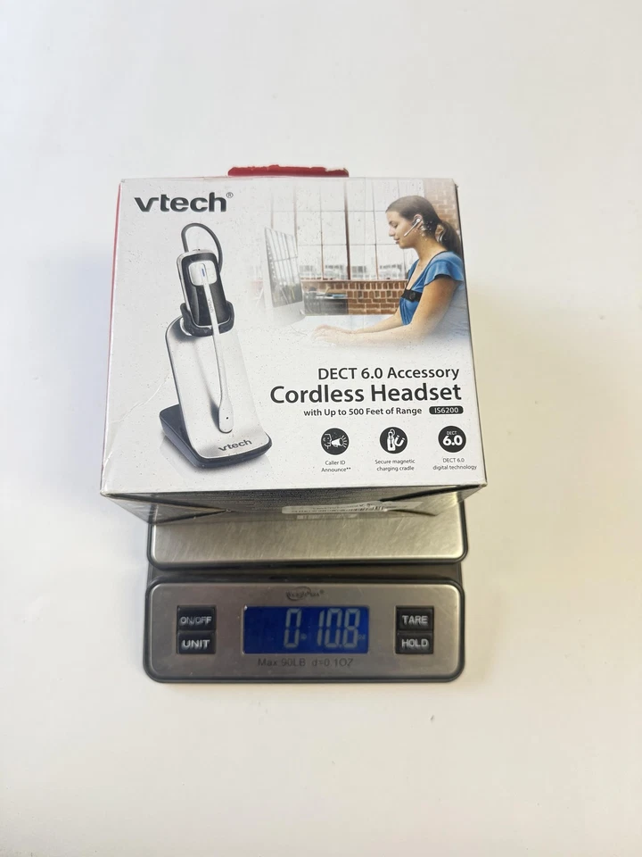 VTech IS6200 DECT 6.0 Cordless Headset Accessory 500ft Range Charging Base Dock - Image 4 of 4