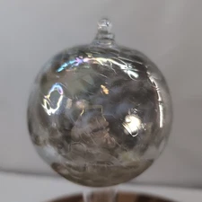 Zorza Mouth Blown Glass Christmas Ornament From Poland Huta Szkla In Box EUC