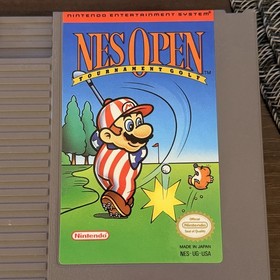 NES Open Tournament Golf 1991 Authentic Nintendo NES CIB Complete
