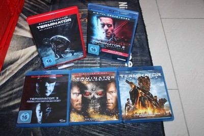 Terminator - Teil 1-5 (Blu-ray) (Arnold Schwarzenegger) 5Filme/5Blu-Rays