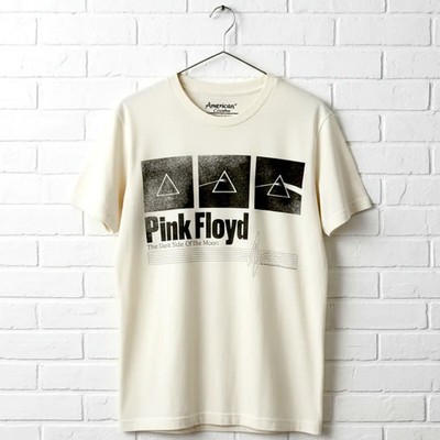 Pink Floyd Flatline DSOTM Men's T Shirt Dark Side Of the Moon Tour Vintage
