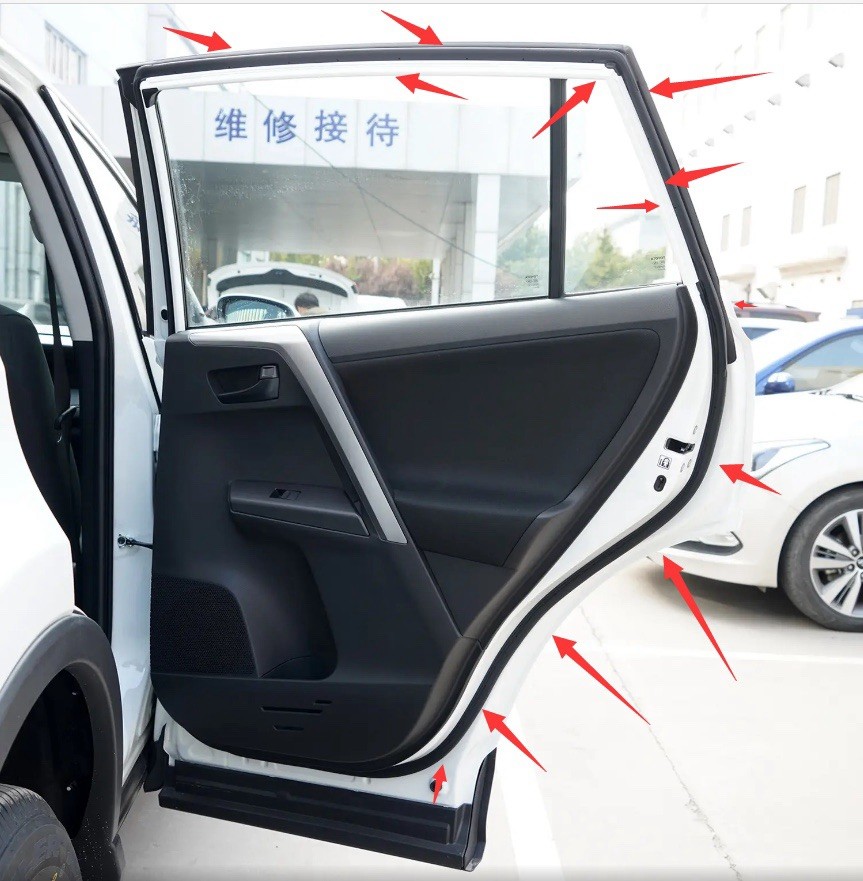 2013–2018 Toyota RAV4 Rear Right Door Weatherstrip Seal 67871