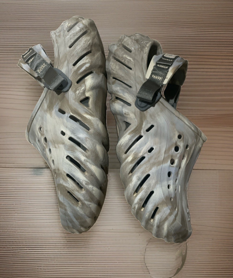 Crocs ECHO MARBLED CLOG BONE/MULTI Size 7 Men's / 9 Women's image 6