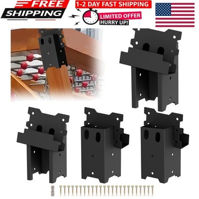 Elevator Bracket, Deer Stand Brackets 4X4, Deer Blind Bracket with Powder Coatin