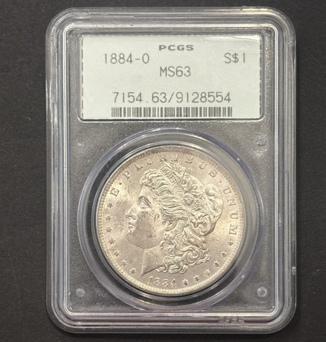 1884-O Morgan Silver Dollar — PCGS MS63 🔥 OGH Holder 2.1 Scarce
