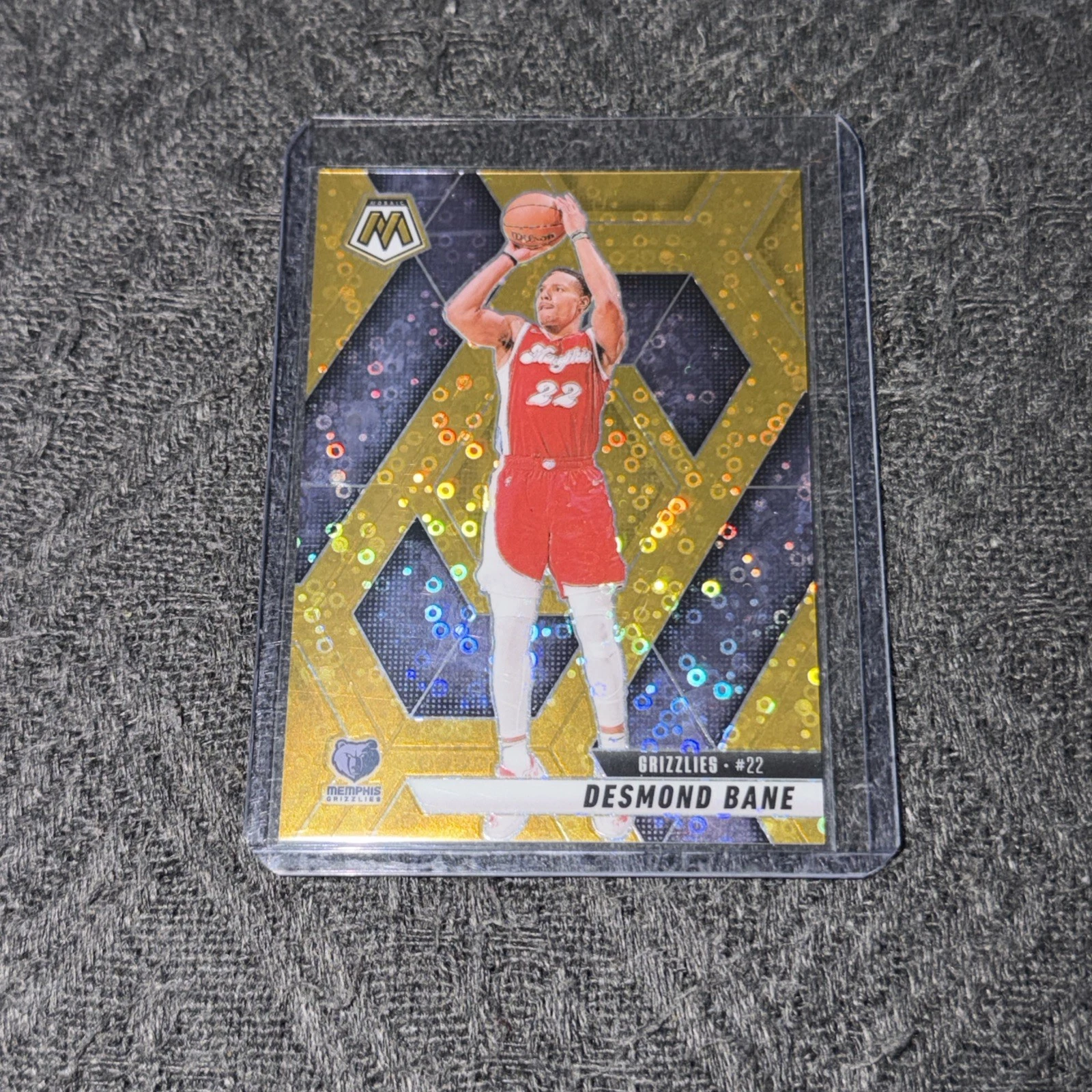 2024-25 Mosaic Fast Break Desmond Bane Gold Prizm /10