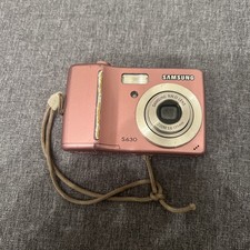 Samsung Digimax S630 6.0 MP Digital Camera - Pink For Parts or Repair