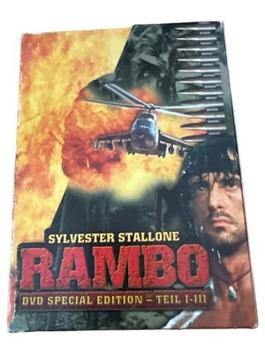 Rambo Teil 1-3 DVD Special Edition Box Sylvester Stallone Actionfilm