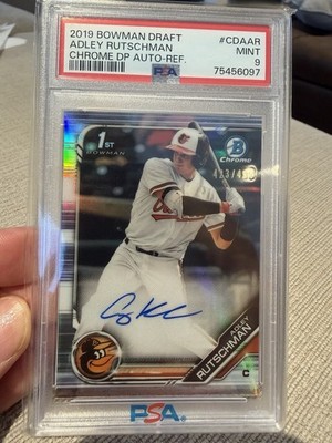 2019 Bowman Draft - Chrome Draft Pick Autograph Adley Rutschman #CDA-AR  /499 