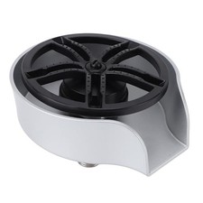 Glass Rinser for Kitchen Sink, Automatic Rotating Spout Sink Glass Washer with