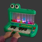 Battat Croco Pop Piano Toy Keyboard with Songs Sounds Lights