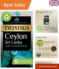 40 Count Ceylon Tea - Crisp & Refreshing | Eco-Friendly Biodegradable Bags 0.10 per strip