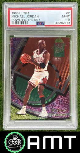 Michael Jordan PSA 9 1993-94 Fleer Ultra Power in the Key Chicago Bulls #2 2110