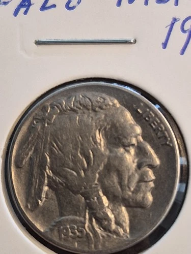 1935-P Philadelphia Mint Buffalo Nickel No mint mark VF
