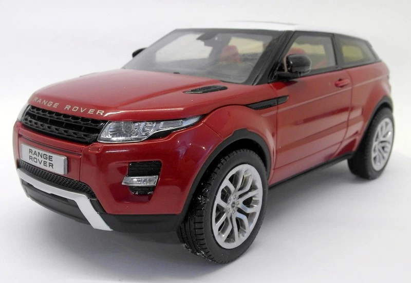 GT Autos / Welly 1/18 Scale Metal Model - Range Rover Evoque - Red - Image 3 of 4