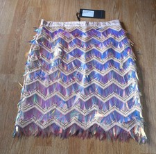 Goldie London Rainbow Sequins Skirt -  UK Medium - Brand New