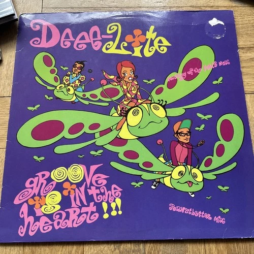 Deee Lite Groove Is In The Heart Vinyl 12” Single 1990 UK 4-track Elektra Record