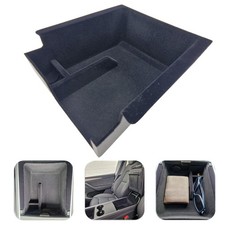Zubeh&ouml;r f&uuml;r Tesla Model Y Model 3 Mittelkonsolen Hinten Organizer Fach befloc...