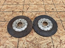 JHM LIGHTWEIGHT FRONT BRAKE ROTOR DISC SET 90K 02-06 AUDI A4 A6 A8 S4 S6 B6