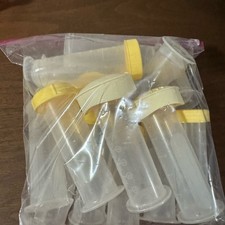 Medela Yellow and Clear Storage Bottles Set of 15 Lot  1 