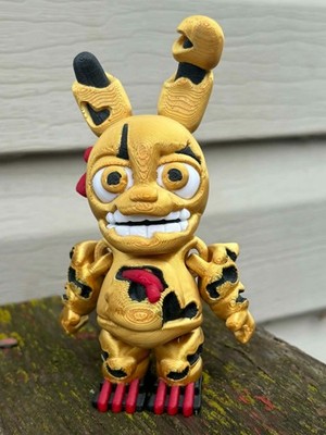 3d Printed & Articulating 4  SpringTrap (Five Nights At Freddy s / FNAF)