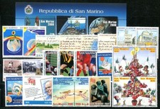 SAN MARINO 1998 1756-1809 ex ** MNH VINTAGE almost COMPLETE (I3830