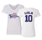 Tunesquad Lola Bunny #10 Space Jam 女式 V 领 T 恤