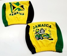 Jamaica Flag Car Seat Head Rest Covers. Jamaica Flag Car Seat Head Rest Covers.