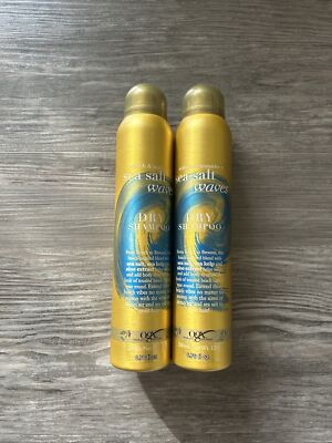 OGX Refresh Texturize Sea Salt Waves Dry Shampoo Sea Kelp Aloe 6.76 oz 2 Pack