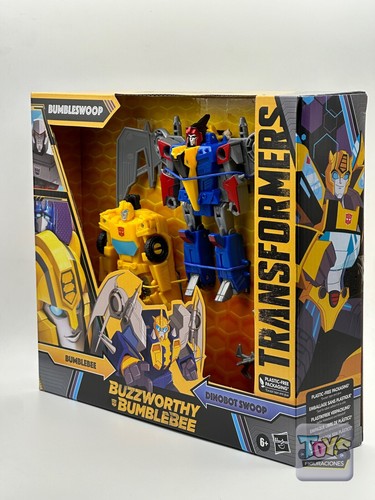 Transformers Dino Combiner Bumbleswoop Bumblebee & Dinobot Swoop Playset - 第 5/10 張圖片