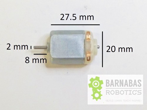 Bulk Mini 130 DC 1.5V-3V Hobby Toy Robot STEM Motor (25, 50, 100, 250 pcs) - Picture 3 of 7