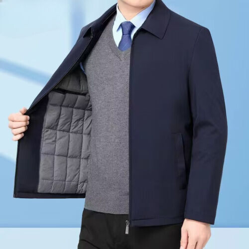Men Casual Business Coat Men Classic Dress Men's Winter Jacket Social Blazers - Picture 16 of 20